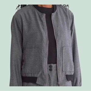 Democracy Houndstooth Bomber Jacket